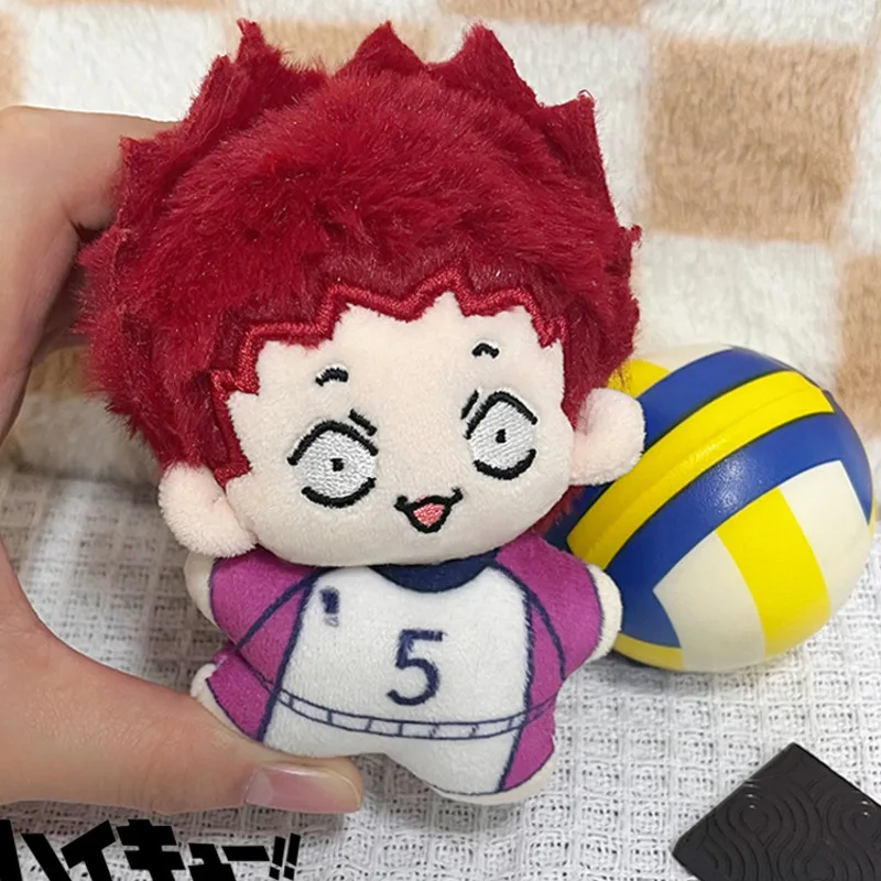 Haikyuu Plush Tendou Satori Toys Hinata Shoyo Kageyama Tobio Kotaro Bokuto Plushies Keychain Kawaii Stuffed Animal Navidad Gift