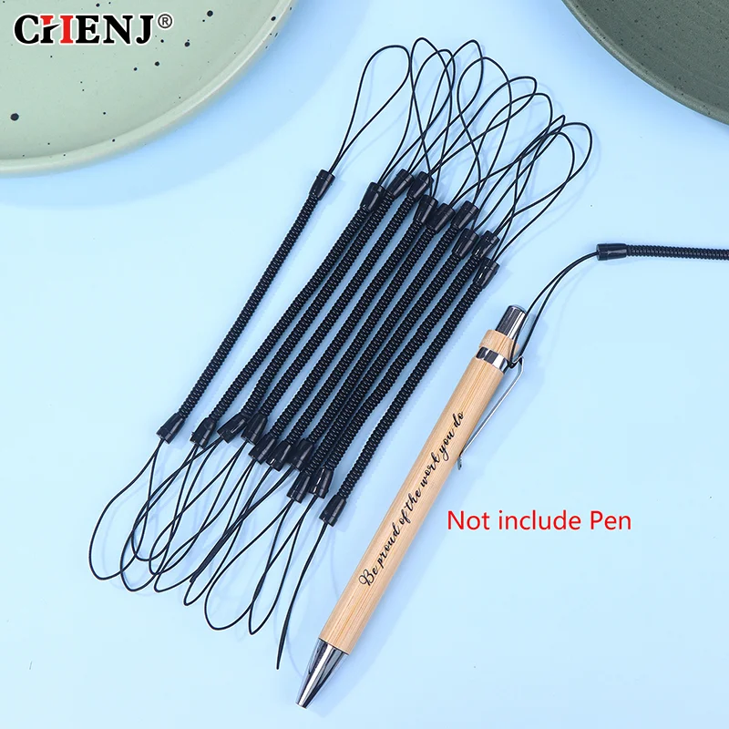 

10pcs Tablet Stylus Ropes -lost Stylus Lanyards Stretch Cord Convenient Touch Pen Ropes Pen Hanging Rope Lanyard Spring Ropes