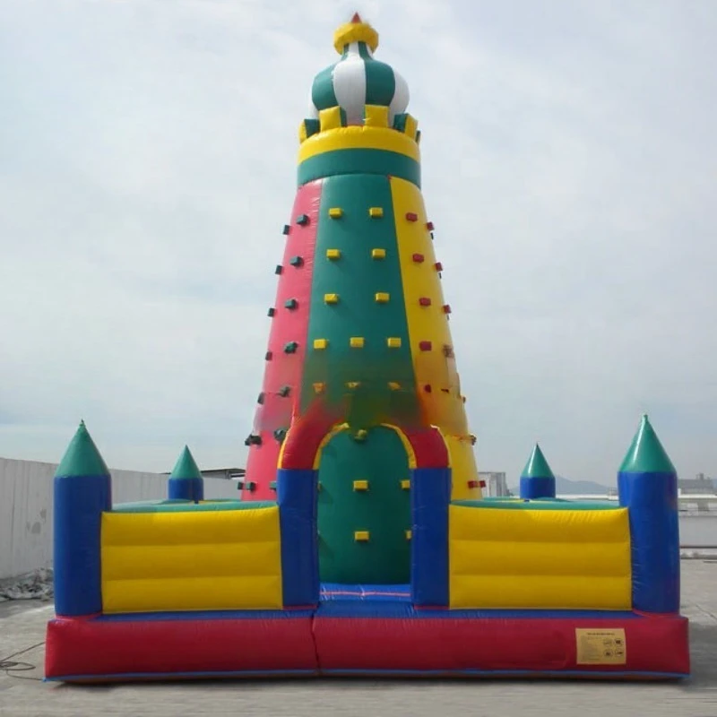 Chinese Manufacturer Mountaineering Games Outdoor Big Safety Inflatable Rock Climbing