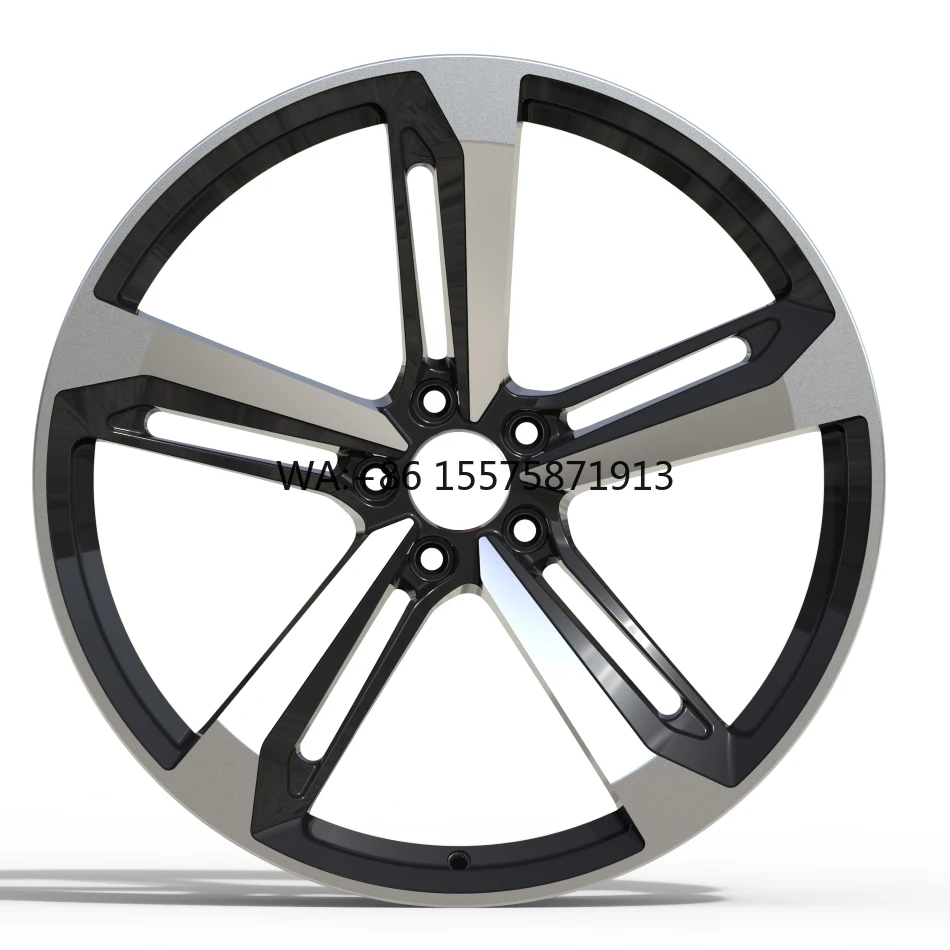 

Матовые черные кованые диски из алюминиевого сплава 18 дюймов с усиленными краями 5X112, долговечные, для внедорожников