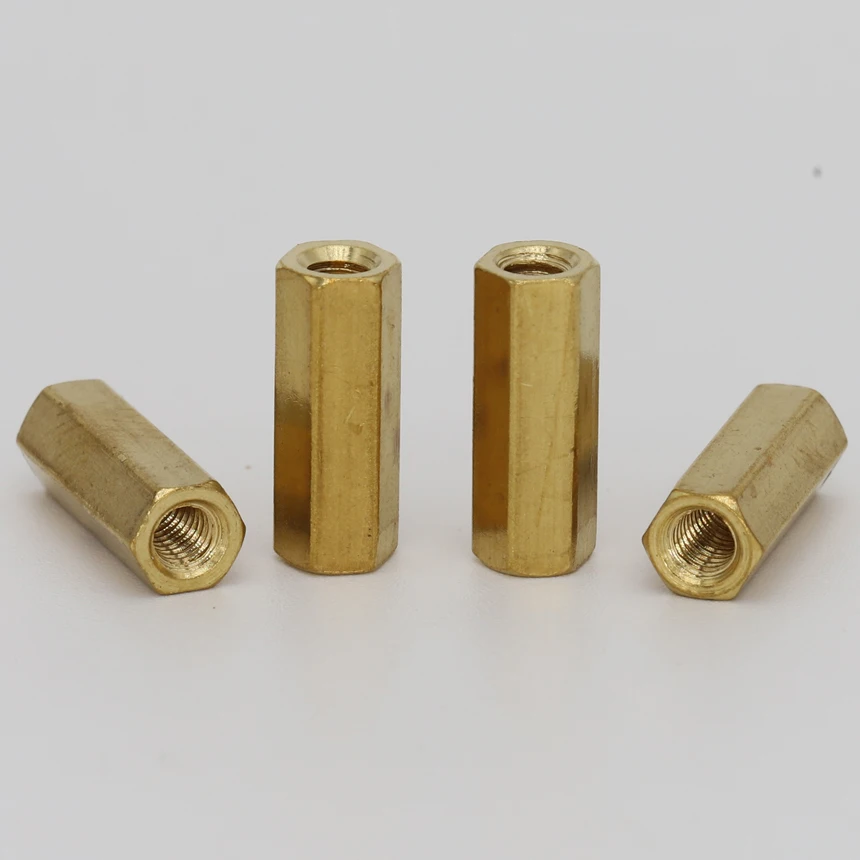 M3 M3*14 M3x14 M3*15 M3x15 Dual Nut Brass Female To Female PCB Isolation Column Hex Hexagon Pillar Spacer Standoff Stand off