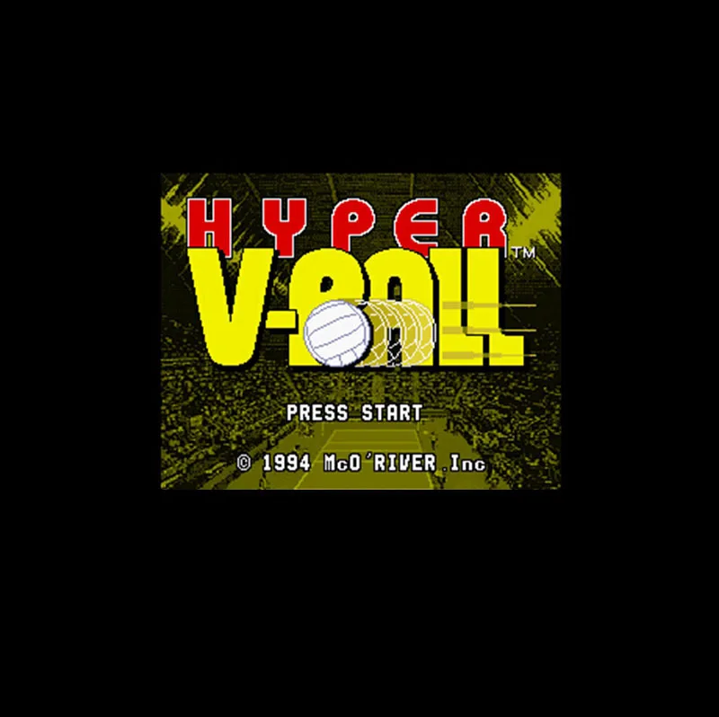 Hyper V-ball 16 Bit Kartu Game Abu-abu Besar untuk Pengiriman Drop Pemain Game NTSC