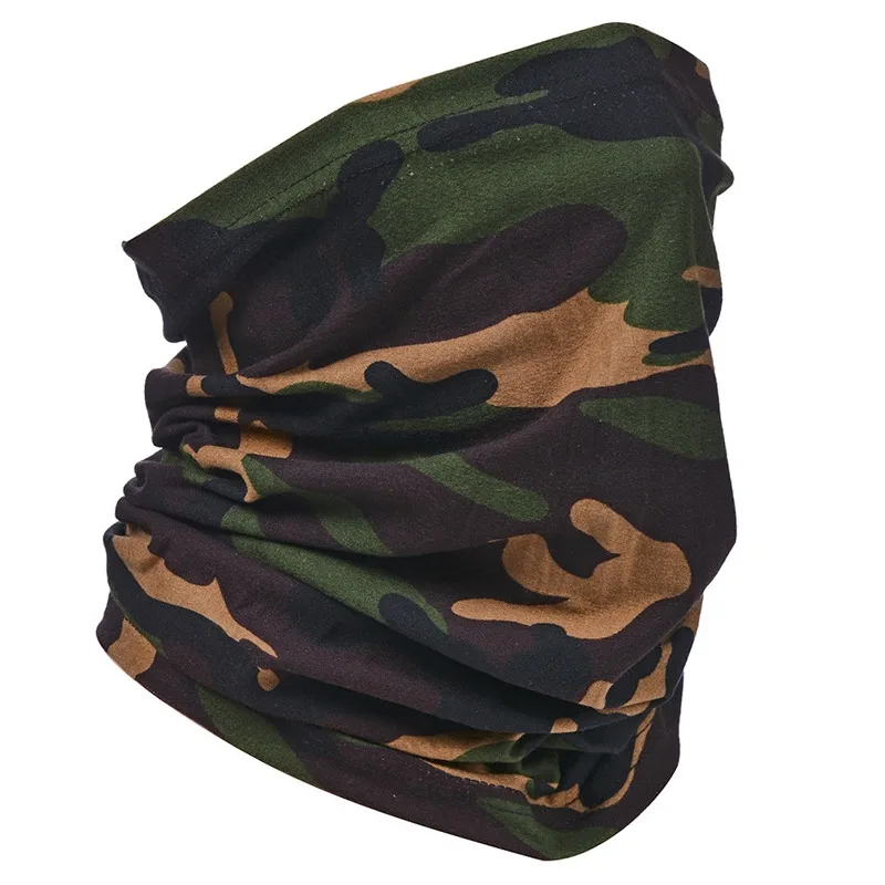 Outdoor Proteção UV motociclista Capa Lenço, Balaclava Bandana, Seamless Magia Headband, Camuflagem Pescoço Gaiter, Face Capa Headwear