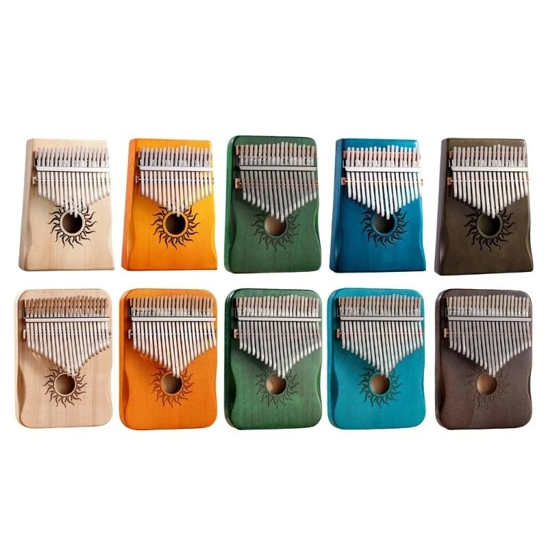 Q39E Thumb Piano 17/21 Keys Finger Piano Portable Small Musical Instruments