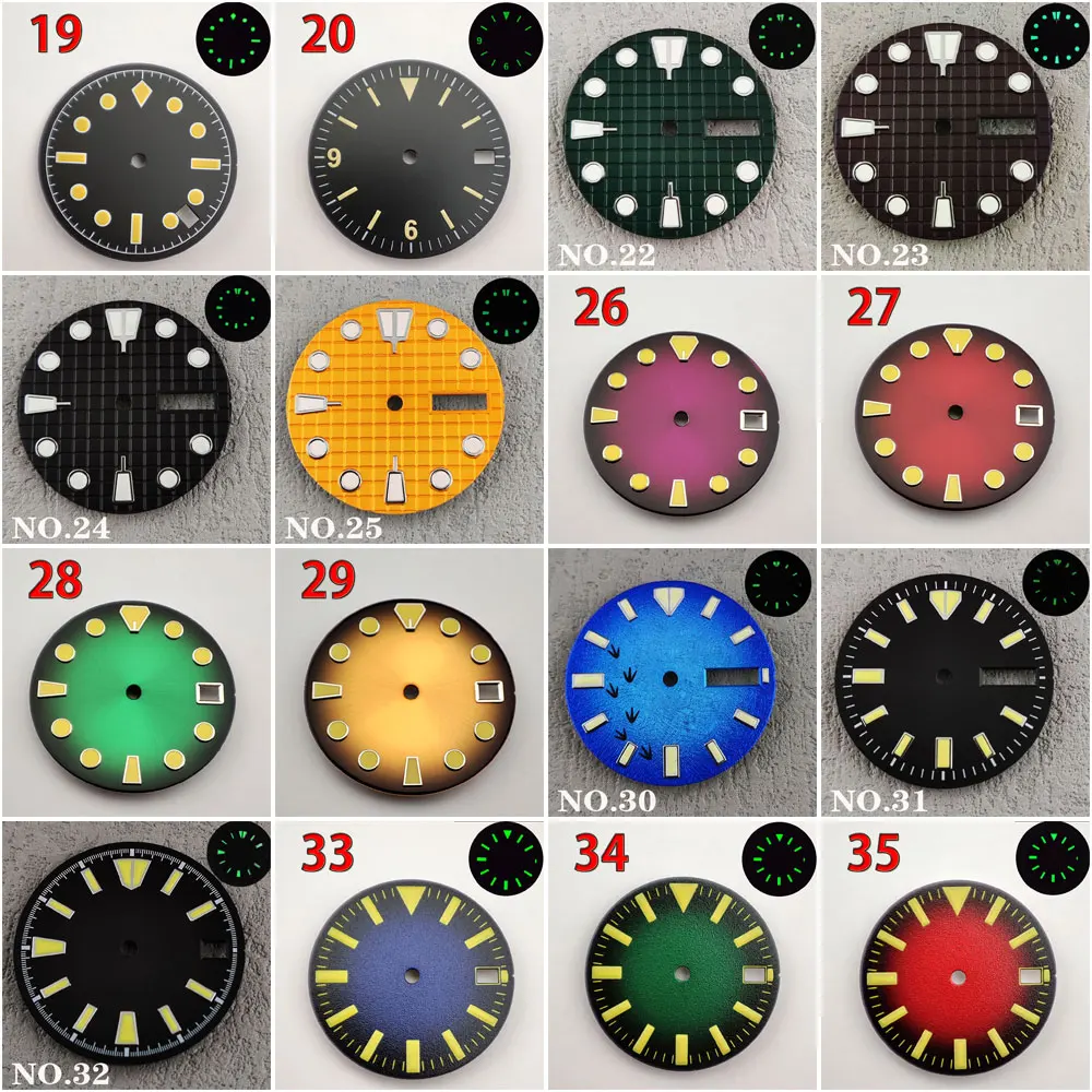 Watch Tool Case and Dial Suitable for 35/36 movement size 28.5mm, 29mm Can be Customized with Name Pattern Logo