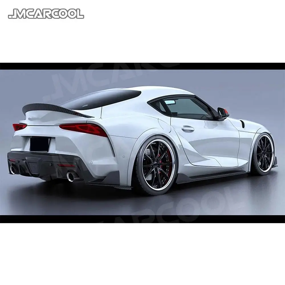

JMCARCOOL Carbon Fiber Rear Trunk Lip Spoiler Racing Wings For Toyota Supra 2019 2020 Car Styling
