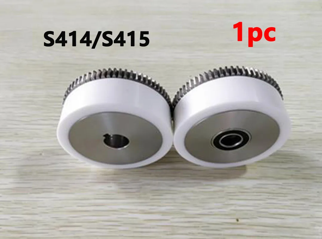 1pc NEW Wire EDM Machine S414/S415 White Ceramic Tension Roller Stainless Steel Gear Set For CNC Sodick Machine Series Part