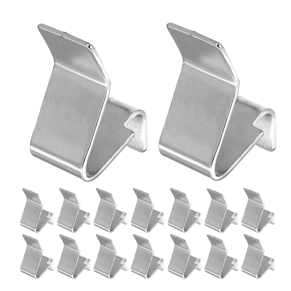 20 Pcs Folder Bracket Partition Buckle File Cabinets Hardware Kitchen Shelves Support Clips Corner