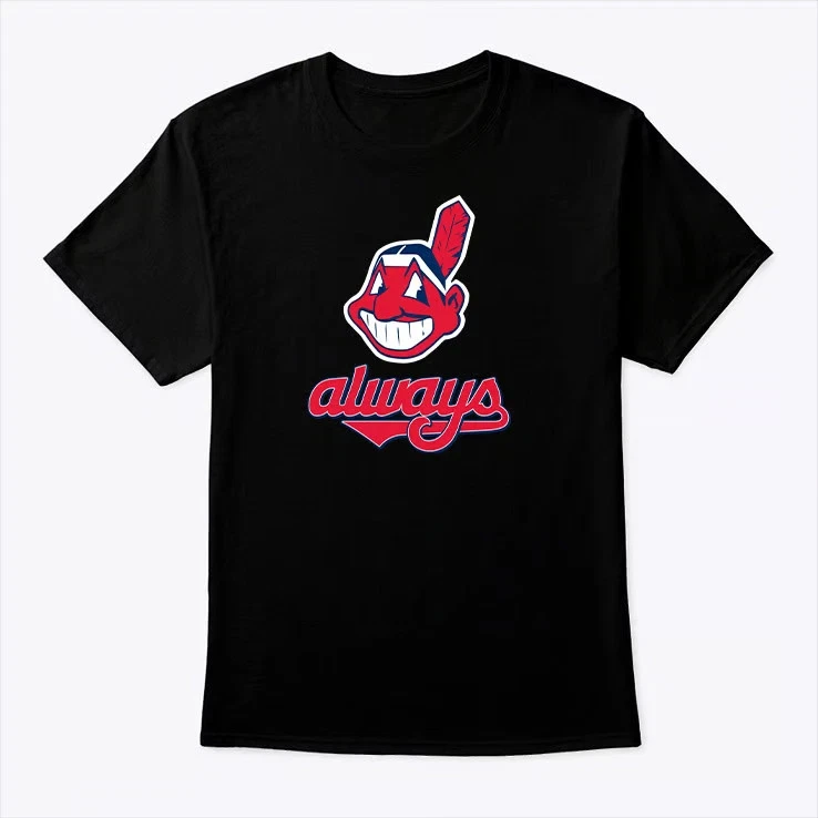 

Эксклюзивная футболка Cleveland Indians «Chief Huau» — женская и мужская дышащая рубашка из чистого хлопка с короткими рукавами