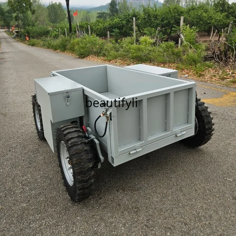 

ss All-terrain 4x4 transporter Electric remote control transporter Orchard mountain climbing 4x4 truck