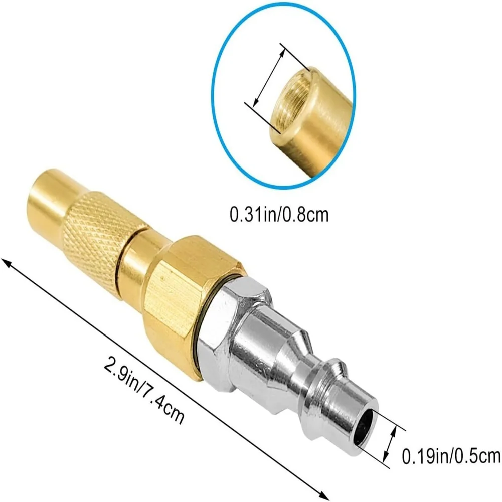Copper 360 Rotation Air Pump Adapter For Paddle Board Valve And Tire Inflation Kit For Outdoor Garden Tools