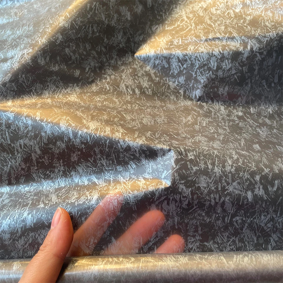 Black Forged Carbon Hydro Dip Film - DIY Water Transfer Vinyl for Car Interior/Wheel Hub Wrap, 3D Textured Modification Film120