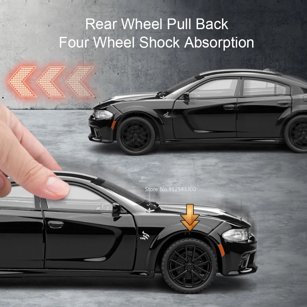 Cargador a escala 1:32, modelo de coche clásico 1970, juguete de aleación de fundición a presión, modelos de coches deportivos, luz de sonido, regalos para niños