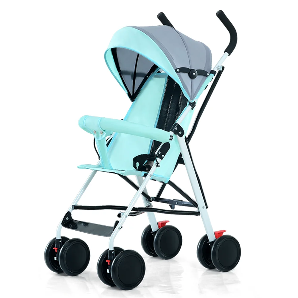 Cochecito de viaje ultraligero para bebés/niños/niños pequeños de 0 meses+, cochecito con paraguas para bebé | Doble de una sola mano, Comp apto para avión