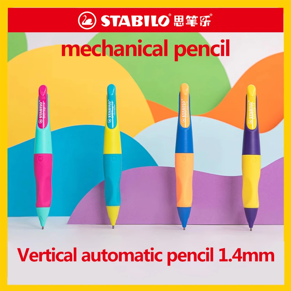 STABILO EASYergo1.4 Upright Mechanical Pencil Right/Left Handed 1.4mm Back To School Kawaii Stationery Supplies School