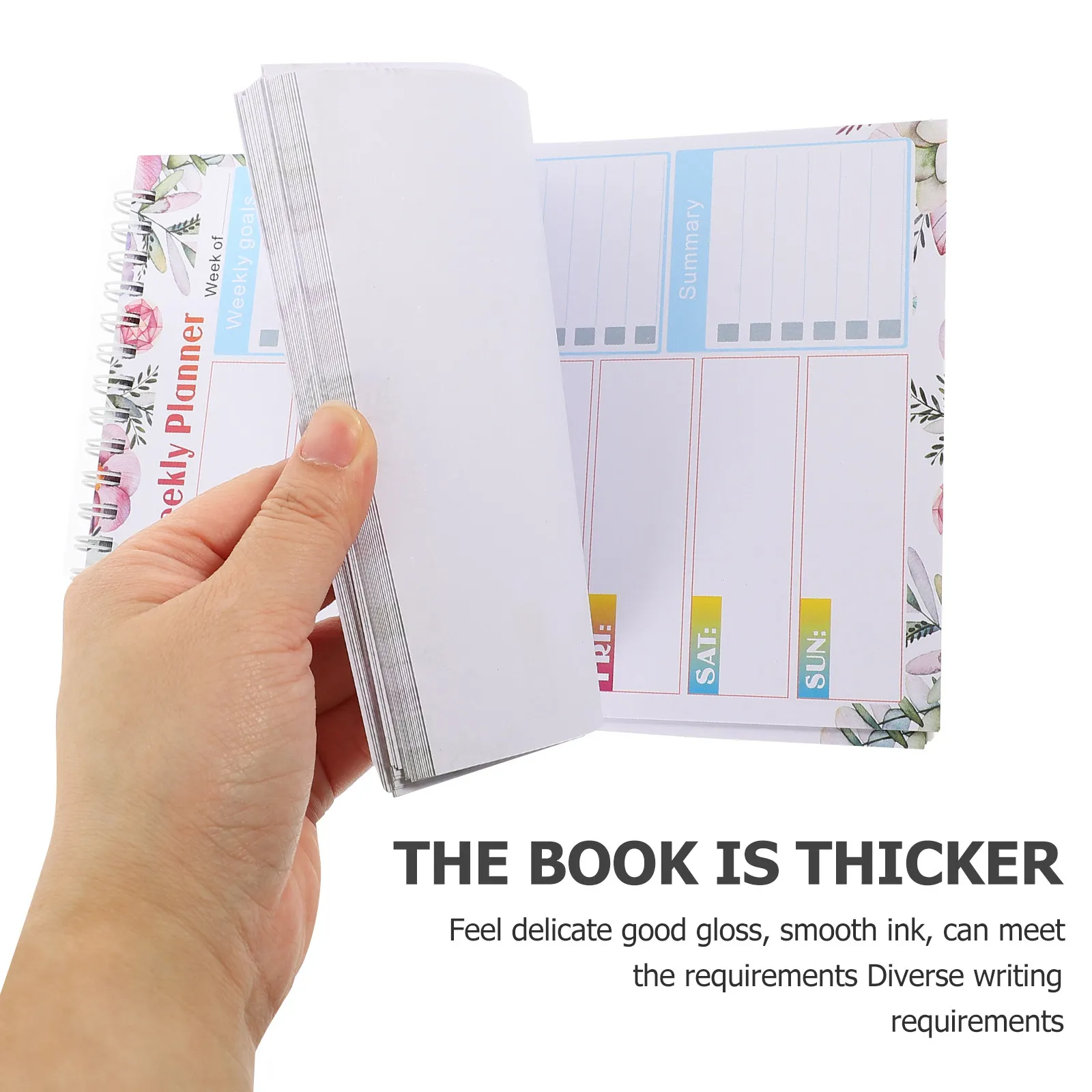 Libreta Espiral sin Fecha para Planificación Diaria, Lista de Tareas, Gestión de Horarios, Preparación de Comidas, Compras y Trabajo