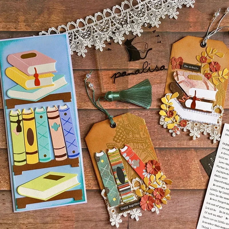Book Reading Metal Cutting Dies Stencils for DIY Scrapbooking/album Decorative Embossing DIY Paper Cards
