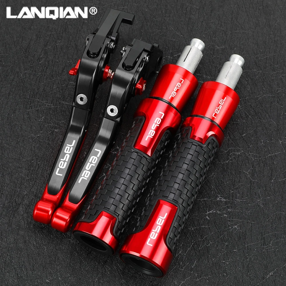 For HONDA CMX Rebel 500 300 2019-2023 CMX500 CMX300 REBEL Motorcycle Brake Clutch Levers 7/8'' 22mm Handlebar Handle Grips Ends