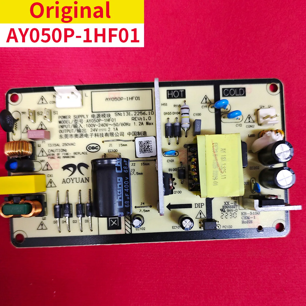 สำหรับ AY050P-1HF01 131.2256.10 250VAC 24V 2.1A KB-5150 E302227