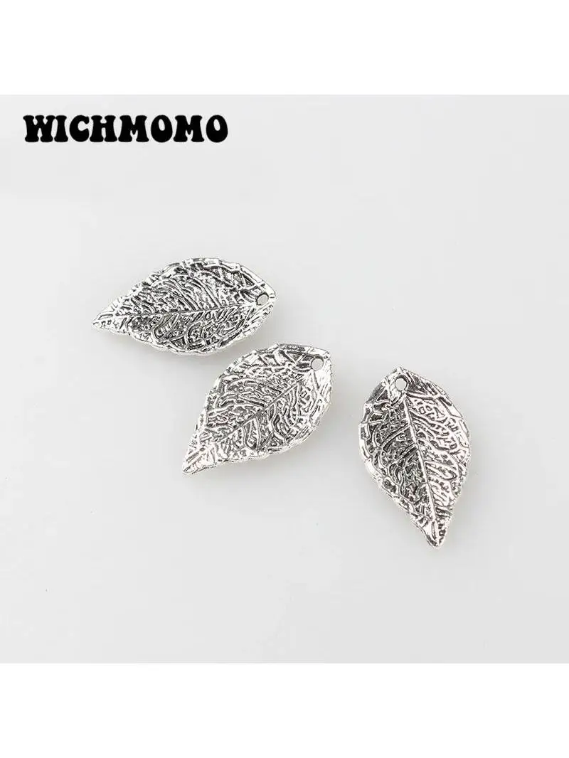 Nowy 20-częściowy 25 * 15MM Nowy Retro Zinc Alloy Leaves Charms Wisiorki dla DIY Akcesoria Prezenty — zdjęcie 2