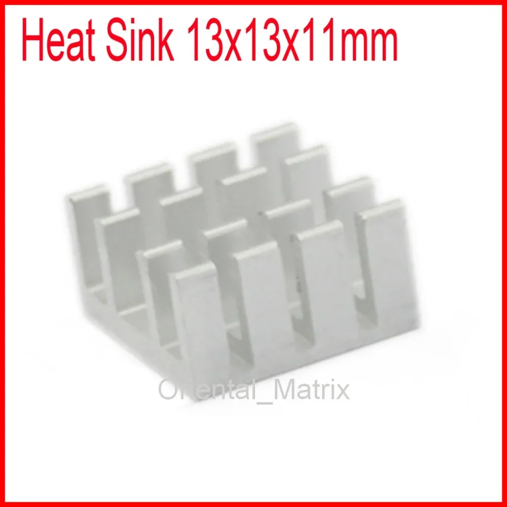 Free Shipping 20pcs HeatSink Heat Sink Radiator 13*13*11mm Small Radiator - Silver