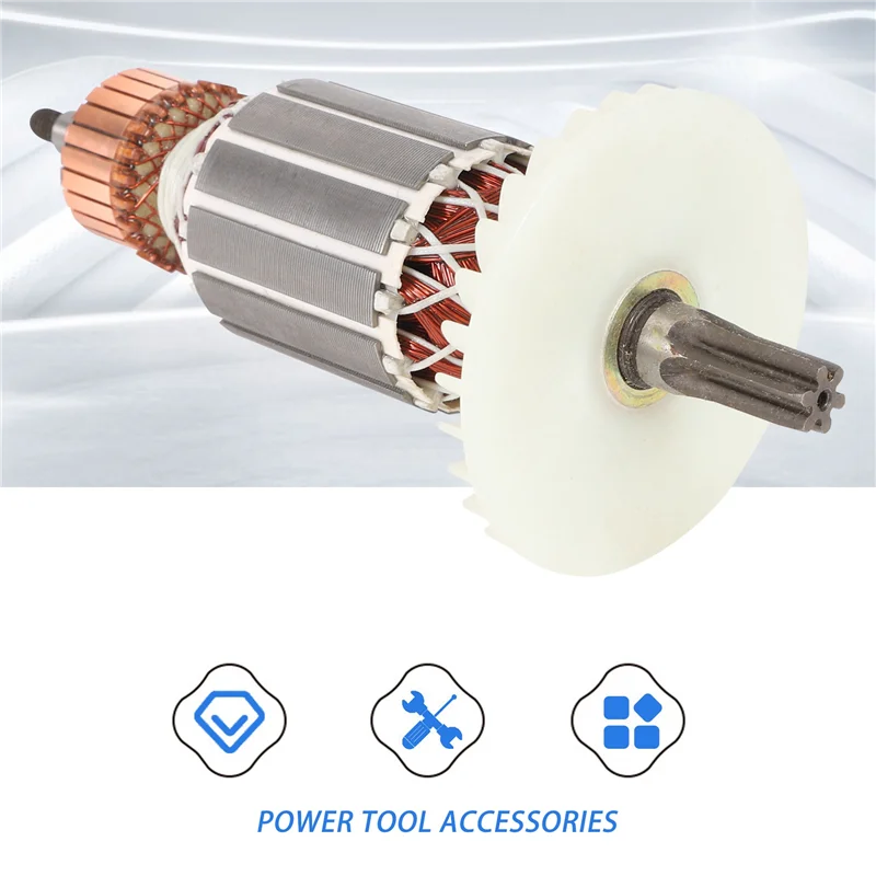 Ancre de Rotor fraîche 220V, remplacement pour Hitachi 360591E DH40MRY DH40M DH40MR DH40SR DH40FR, marteau rotatif à tige cannelée