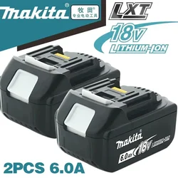 Оригинальный аккумулятор для инструментов Makita 18 В, сменные аккумуляторы для дрели 18 В BL1830B BL1850B BL1860B BL1815 BL1830 BL1840