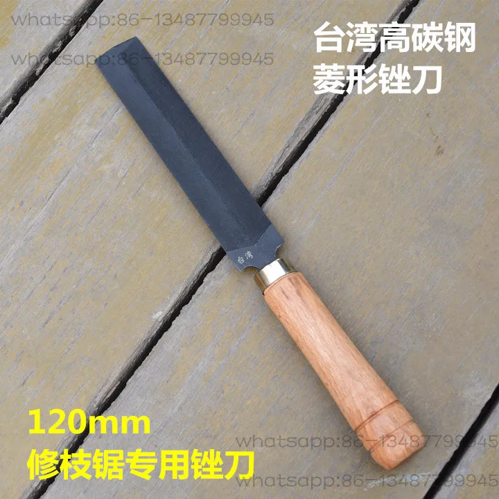 Rhombus File Pruning Saw Garden Saw Horticultural Saw Special Rhombus File Brush Sharpening File-120mm