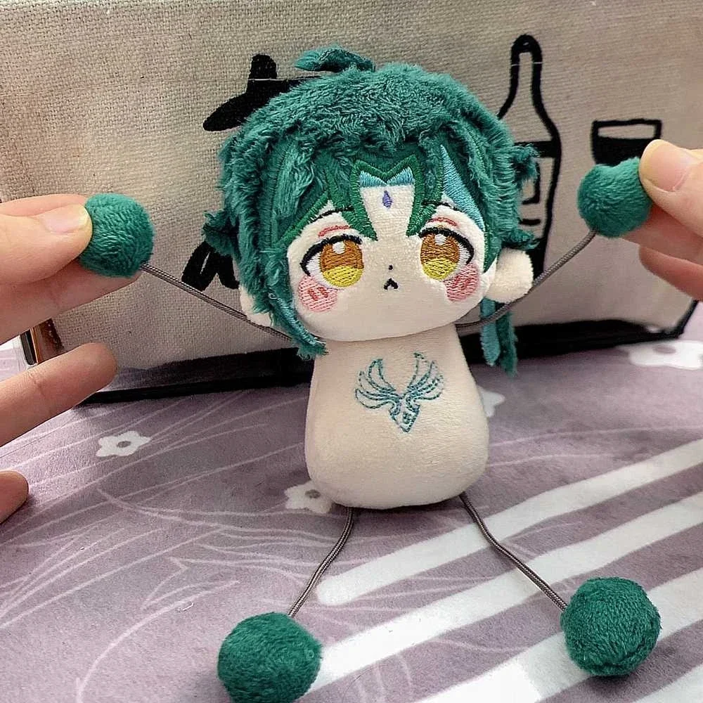 New Genshin Impact Xiao Cosplay Bag body Plush Pendant Keychain Dolls Ant Dango Gift Anime 15CM