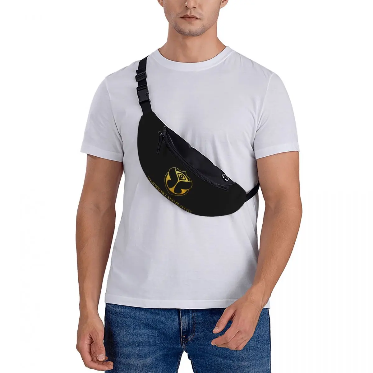 Tomorrowland-riñonera para hombre, bolso de cintura cruzado para Festival de música, baile electrónico belga, ciclismo, Camping, teléfono, bolsa de dinero