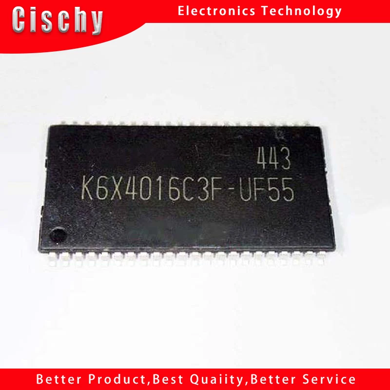 

1 шт./лот 6X4016C3F-UF55 K6X4016C3F-UF K6X4016C3F TSOP44 в наличии