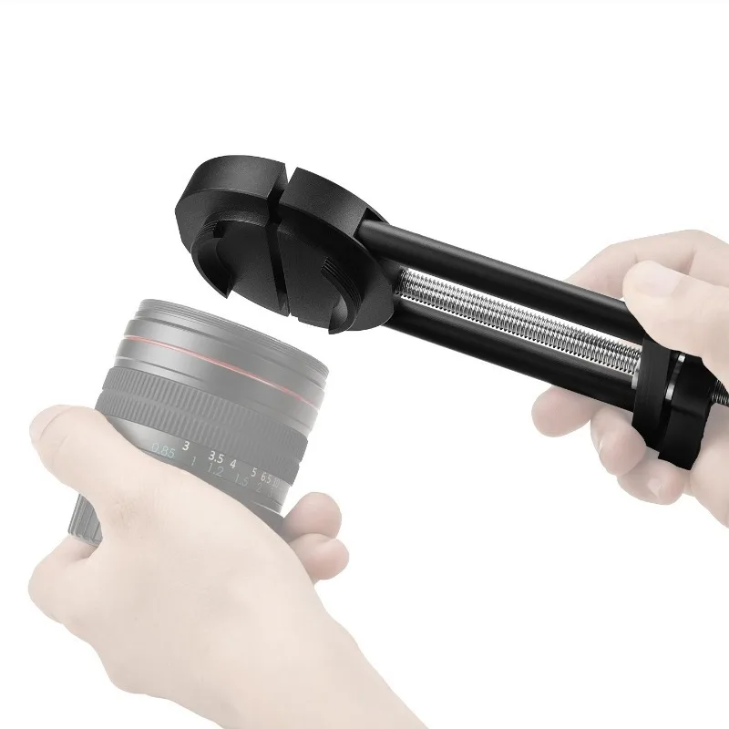 Professionelles DSLR-Kameraobjektiv-Einstellwerkzeug zur Reparatur von Filterringen, 27mm bis 130mm Kameraobjektiv-Öffnungswerkzeug