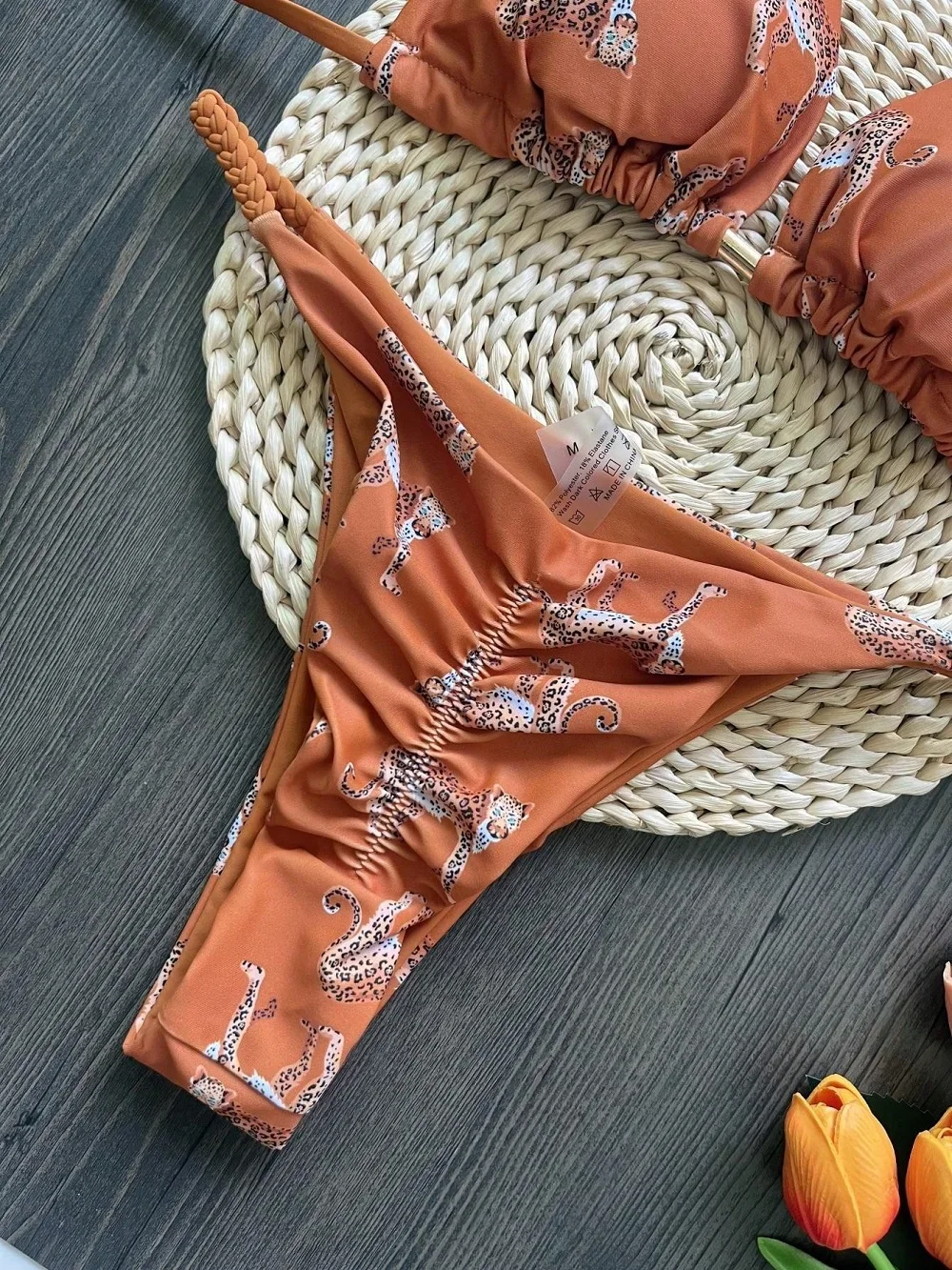 RUOTONSEPT 2024 Nuovo Costume da bagno da donna sexy Bikini solido Set Triangolo a due pezzi Costume da bagno Costume da bagno Biquinis brasiliano