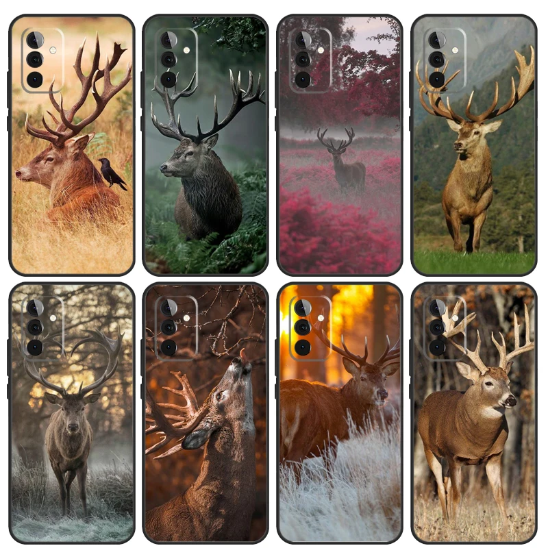 STUNNING DEER Animal Case For Samsung Galaxy A53 A33 A23 A13 A52 A32 A22 A12 A51 A71 A14 A24 A34 A54 A52S Coque