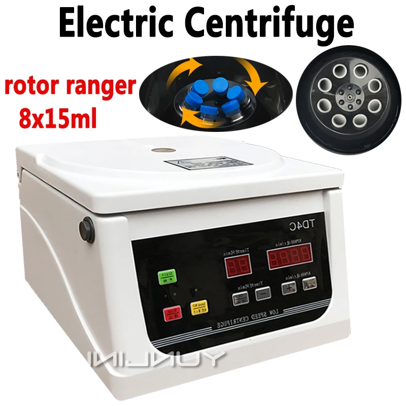 Benchtop Centrifuge Low Speed PRP Electric Centrifuge 4000 Revolution Serum Separation Laboratory Equipment TD4C