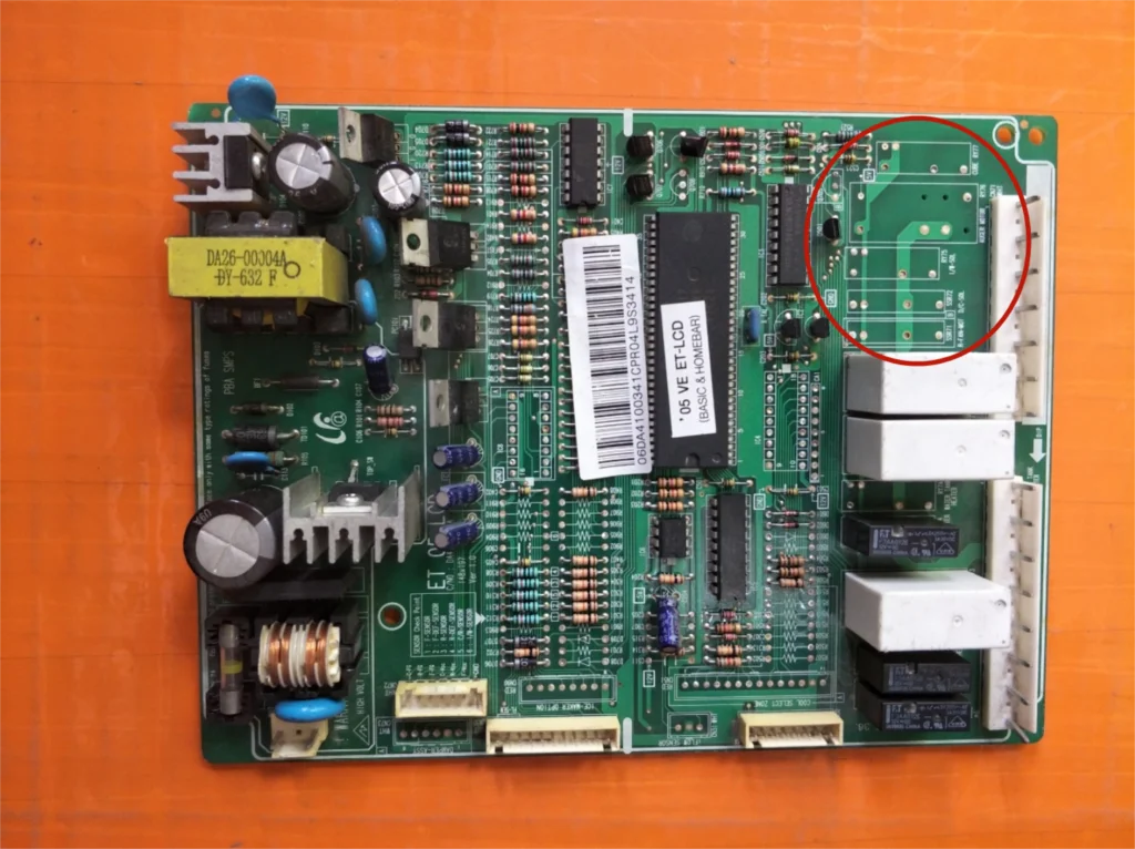 95% new for Samsung refrigerator pc board Computer board DA41-00341C RS60NJS  board good working