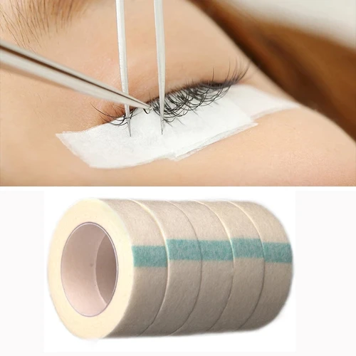 Imagen 2 del producto Cinta adhesiva de tela no tejida transpirable para extensión de pestañas, cinta de papel debajo de los ojos, parche para pestañas postizas, herramientas de maquillaje, almohadillas para los ojos