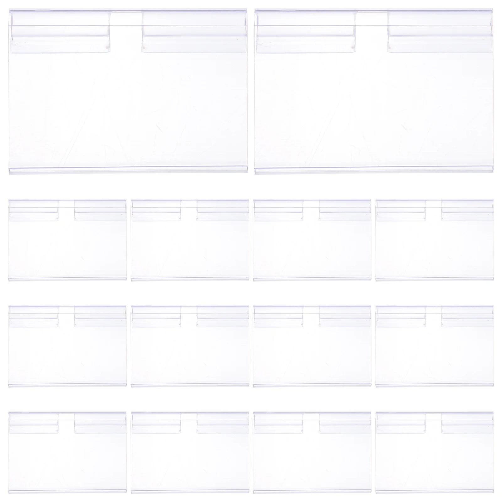 

50 шт. Универсальные держатели ценников для розничных магазинов: легко устанавливать и хранить, аксессуары для супермаркетов