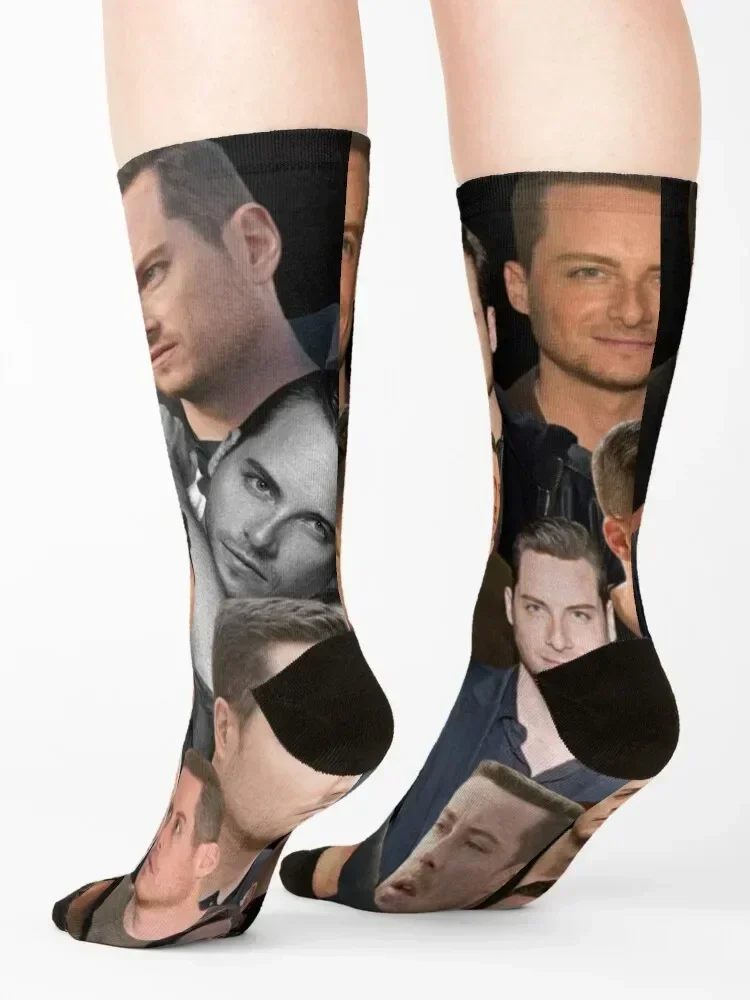 jesse lee soffer photo collage Socks custom sports short FASHION ankle Socks Man Women's