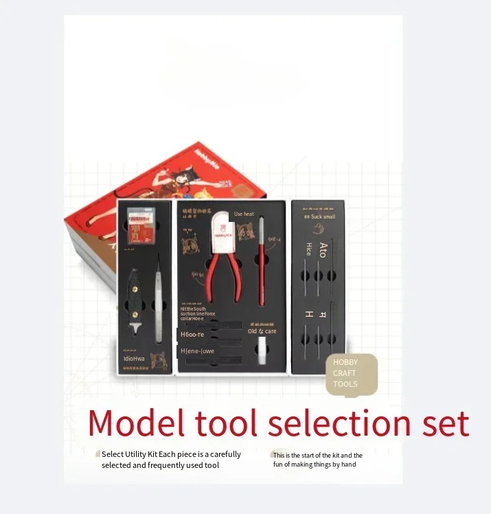 

Hobby Mio Beginner's Toolkit for Gundam Model Building - Featuring Model Assembly Tools