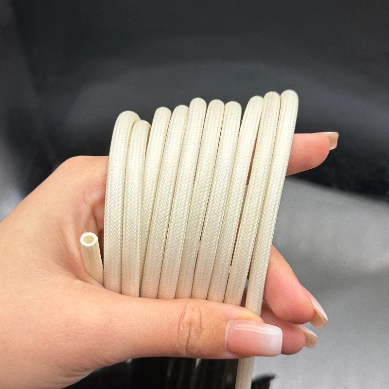 

Трубка из стекловолокна в силиконовой оплетке для внутренней изоляции, защитная оболочка для проводов, диаметр 1, 2, 2.5, 3, 4 мм, 3/5/10 м