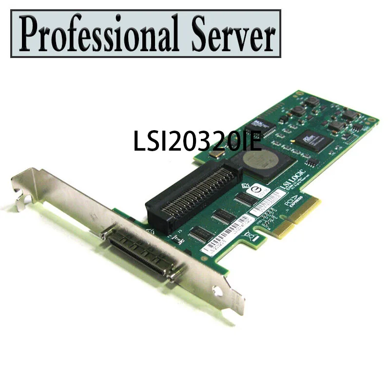 LSI Logic SCSI LVD/SE Controller PCI Express x4 LSI20320IE 439946-001 Tested