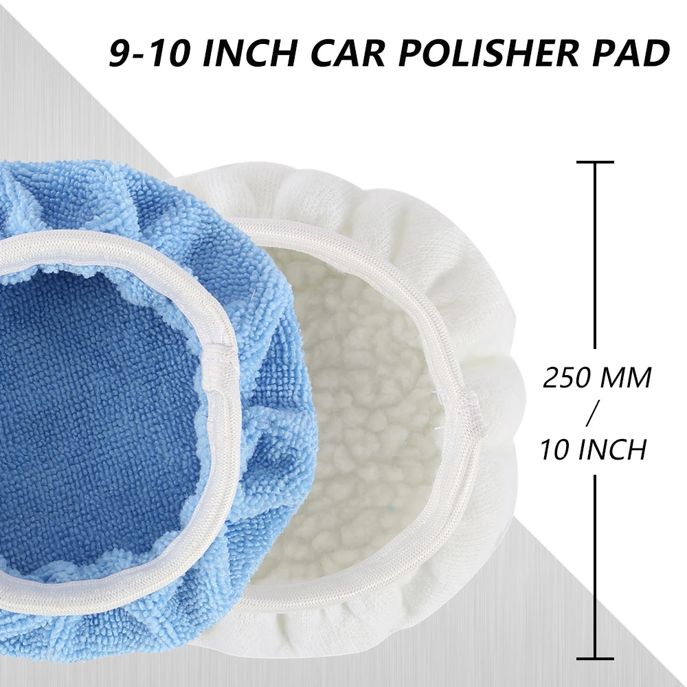 32/8PCS Car Polisher Buffer Pads Cover 6 In/150mm Car Polishing Pad Microfiber Bonnet Polisher Polish Pad Cleaning waxing Tools