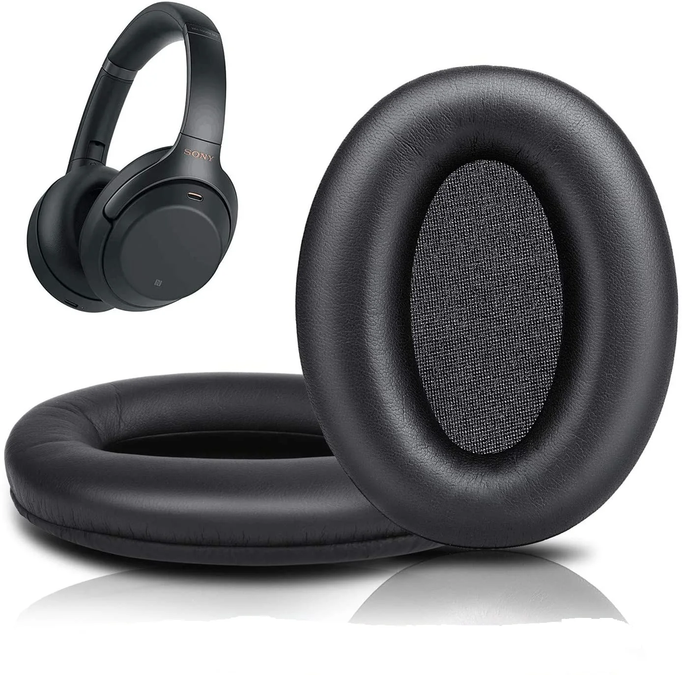 1Pair Replacement Earpads Foam Ear Pads for Sony WH-1000XM3 Headphones Earmuff WH1000XM3 WH 1000 XM3 Earphone Sleeve Headset