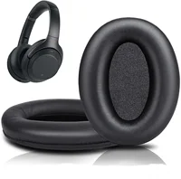 Almohadillas de repuesto para auriculares Sony WH-1000XM3 1000XM3 WH1000XM3, almohadillas para los oídos, cojines, accesorios, piezas de reparación, 1 par