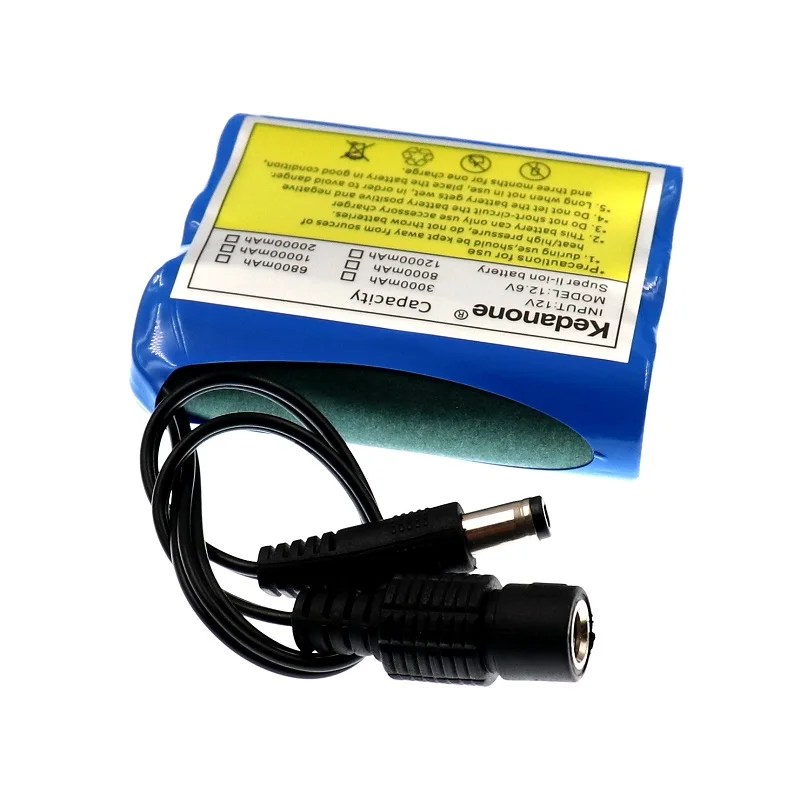 

12 В 3000 мАч аккумулятор 18650 литий-ионные аккумуляторы с защитной платой литиевых аккумуляторов BMS