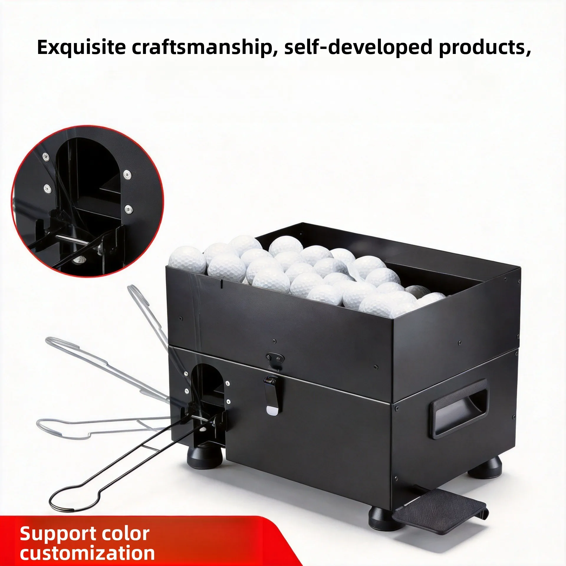 Golf Tee Semi-automatic Ball Loader Golf Practice Supplies Processing Customization