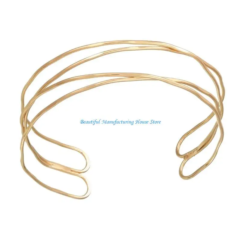 E56A Cool Multilayer Arm Bracelet Arm Cuff Armlet Upper Arm Bangle Party Arm Bracelet