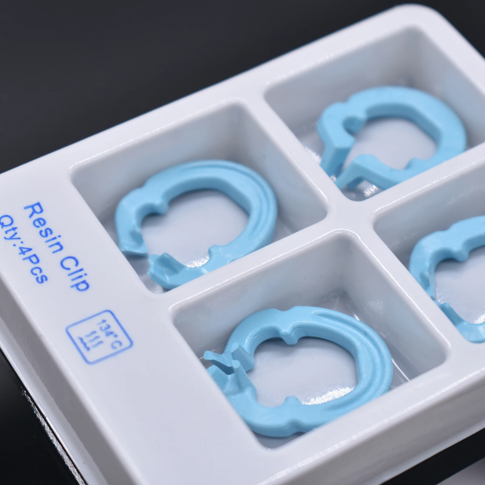 AG 4PCS Dental Resin Clamping Ring Separator Ring Sectional Contoured Metal Matrices Holder Matrix Fixed Clamp Autoclavable