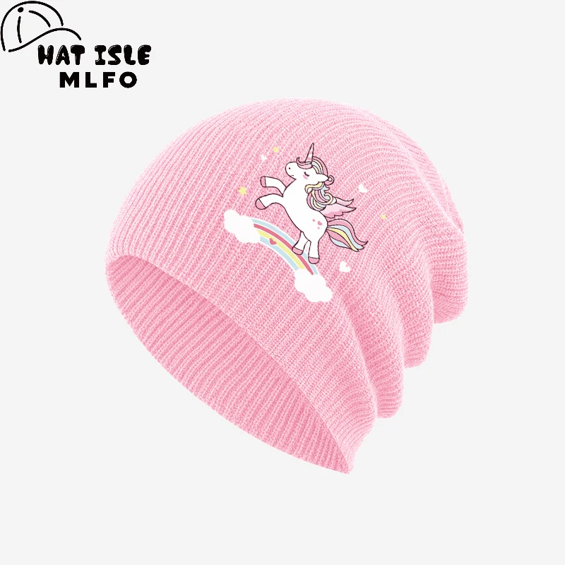 Halloween Vibe Kids Knit Beanie 1‑3Y Spooky Puppy Pumpkin Print Toddler Cold Hat Festival Party Children Headwear view 6